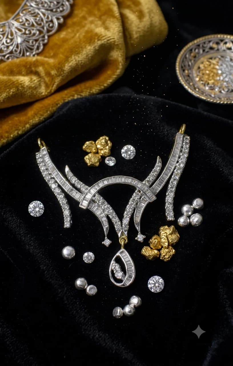 Geometric Diamond Arch
