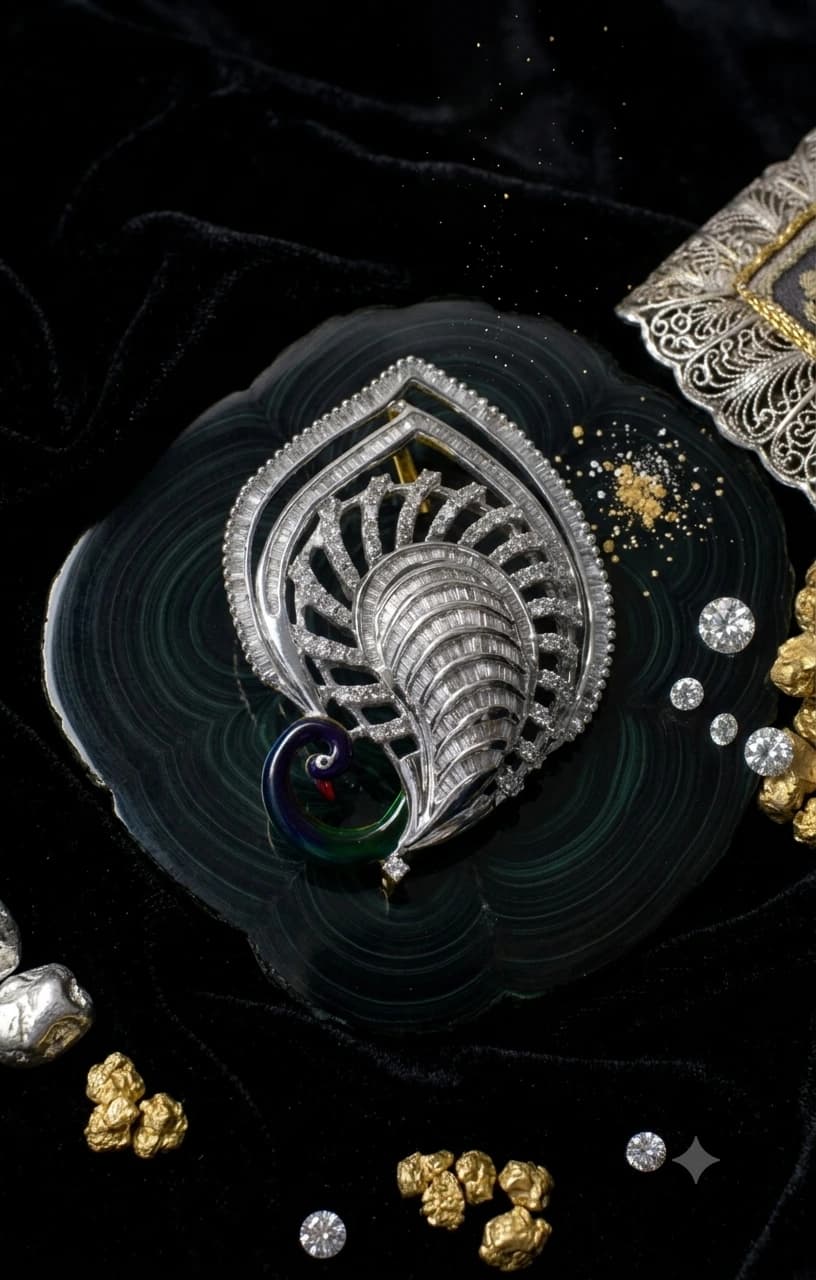Nouveau Shell Pendant